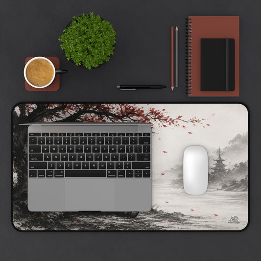 Resting Samurai Desk Mat