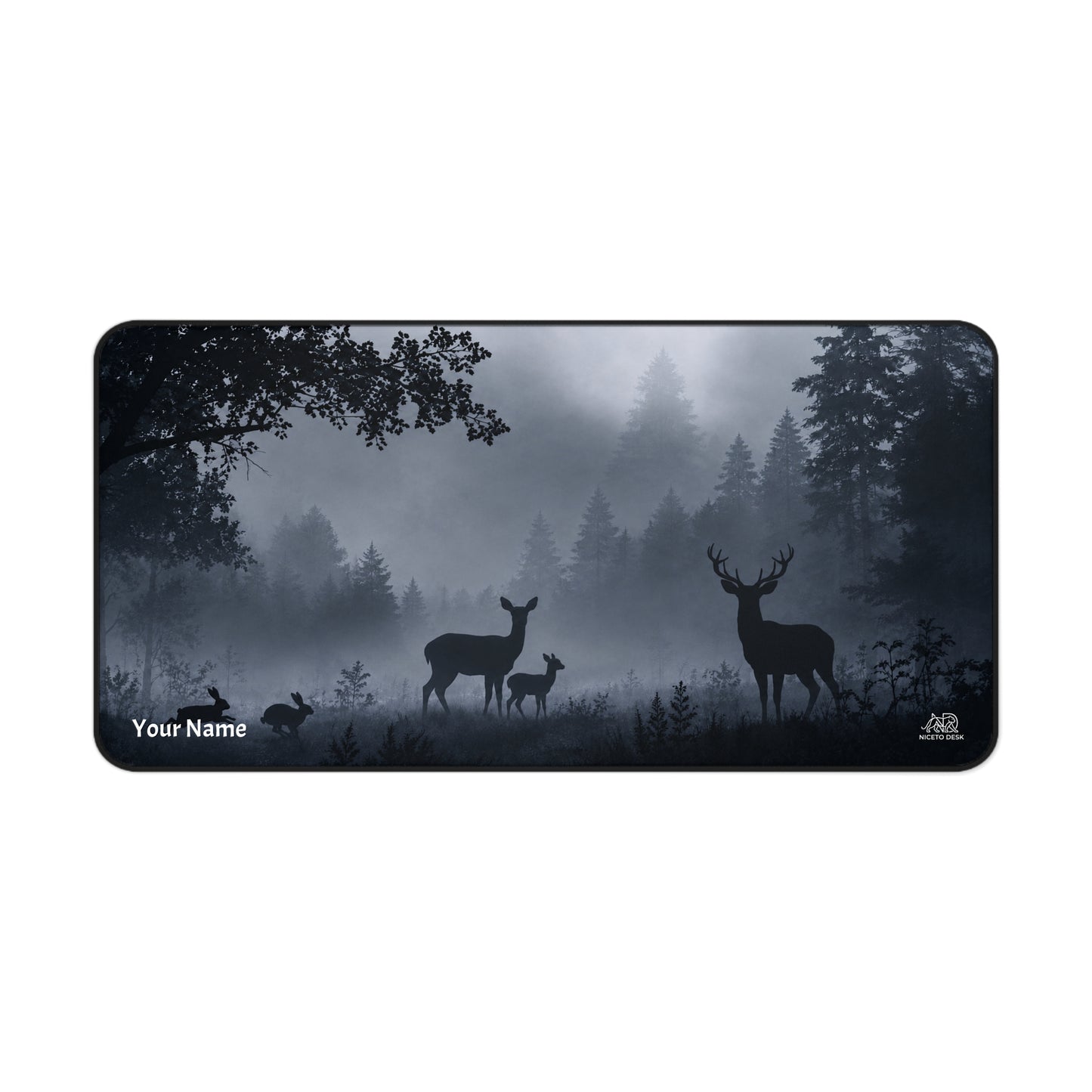 Misty Forest Desk Mat