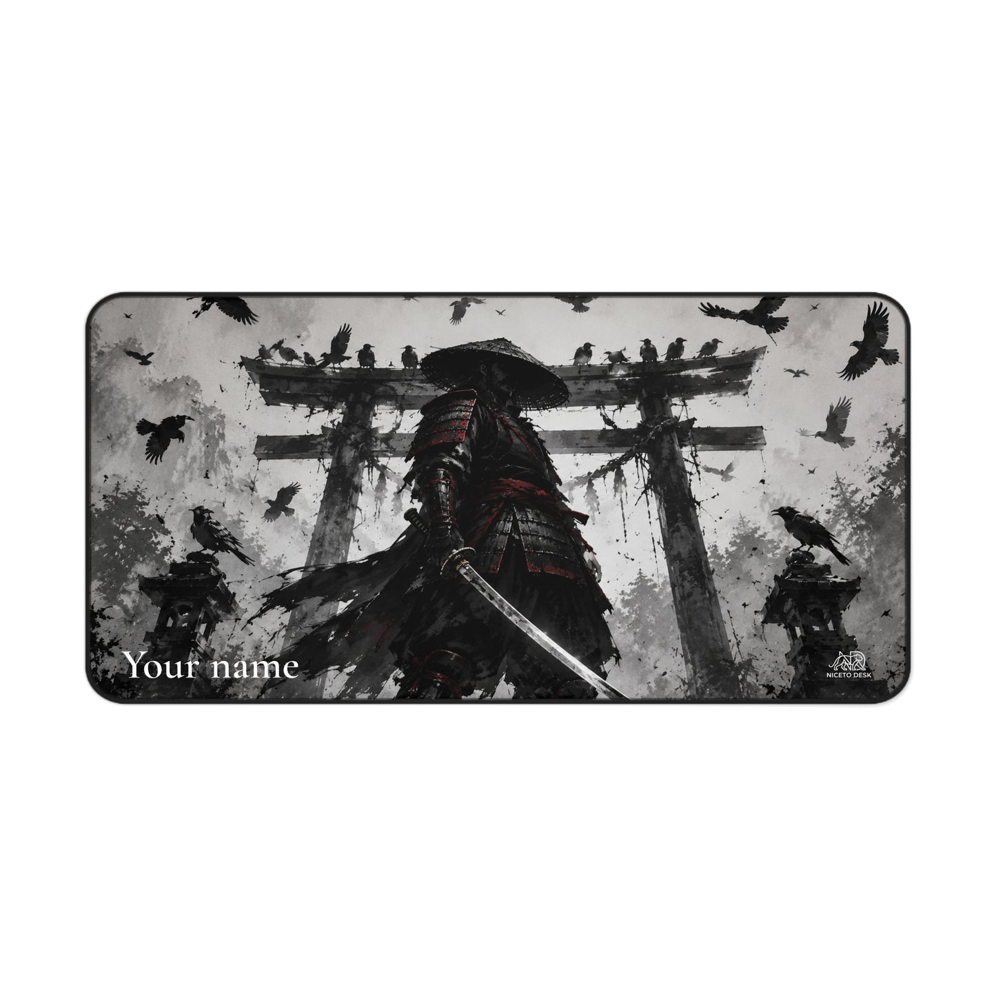 Samurai Warrior Desk Mat