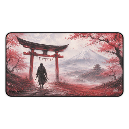 Black Raijin Personalized Desk Mat