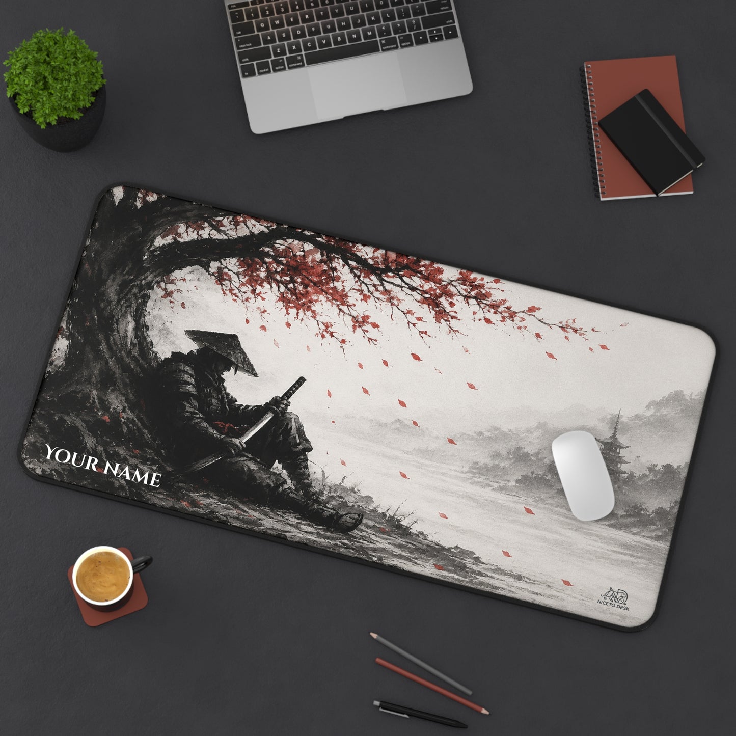 Resting Samurai Personalized NTD Originals Desk Mat