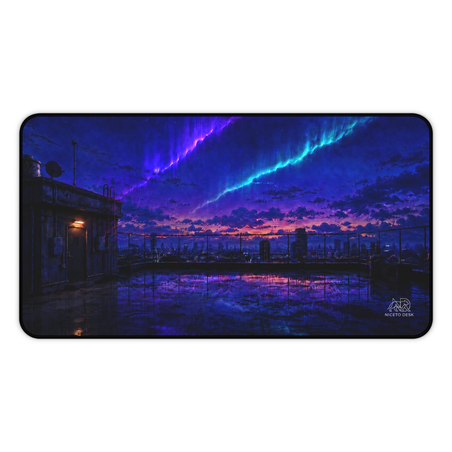 Anime Midnight Skyline Desk Mat