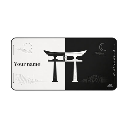 Yin Yang Balance Gate Personalized NTD Originals Desk Mat