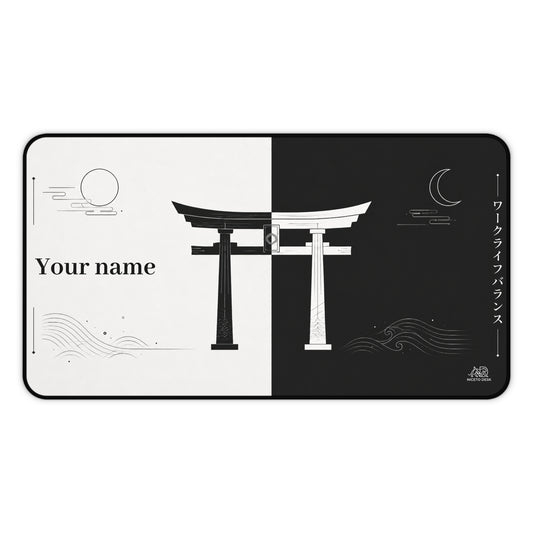 Yin Yang Balance Gate Personalized Desk Mat
