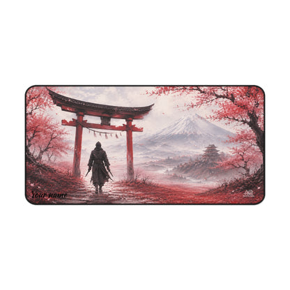 Black Raijin Personalized Desk Mat