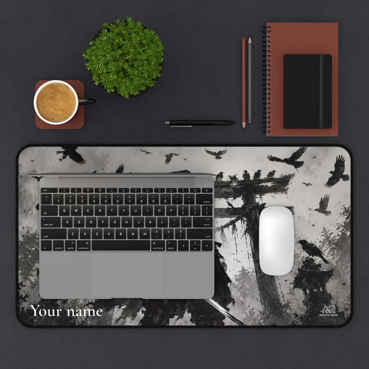 Samurai Warrior Personalized NTD Originals Desk Mat