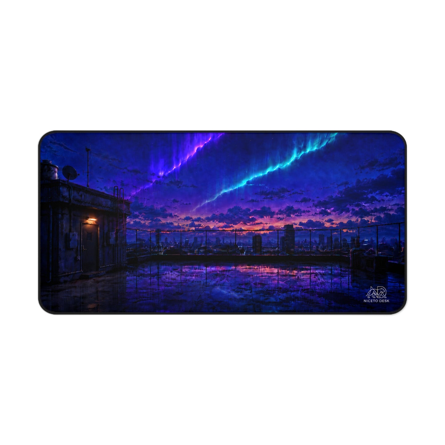 Anime Midnight Skyline Desk Mat