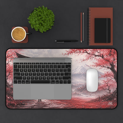 Black Raijin Personalized Desk Mat