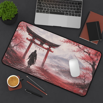 Black Raijin Desk Mat