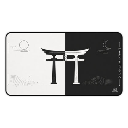 Yin Yang Balance Gate Desk Mat