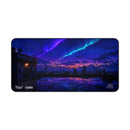 Anime Midnight Skyline Personalized Desk Mat