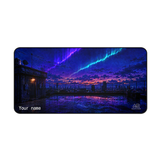 Anime Midnight Skyline Personalized Desk Mat