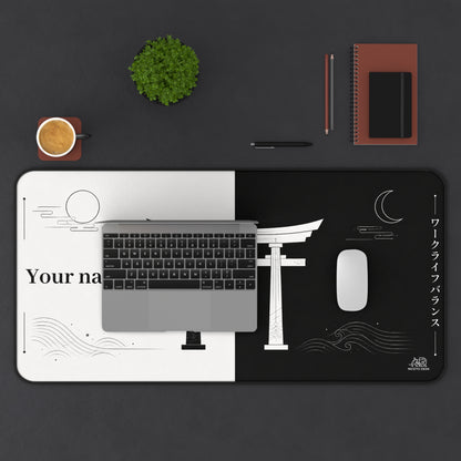 Yin Yang Balance Gate Personalized Desk Mat