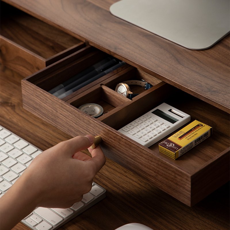 Nice2Desk Walnut Desk Organizer Collection