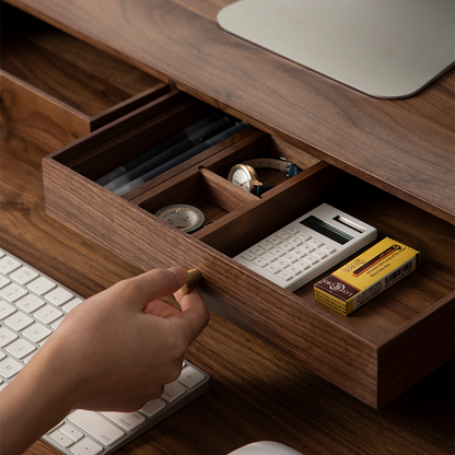 Nice2Desk Walnut Desk Organizer Collection