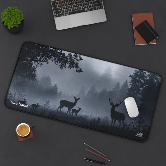 Misty Forest Personalized Desk Mat