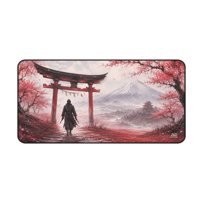 Black Raijin Desk Mat