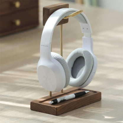 Nice2Desk Walnut Headphone Stand