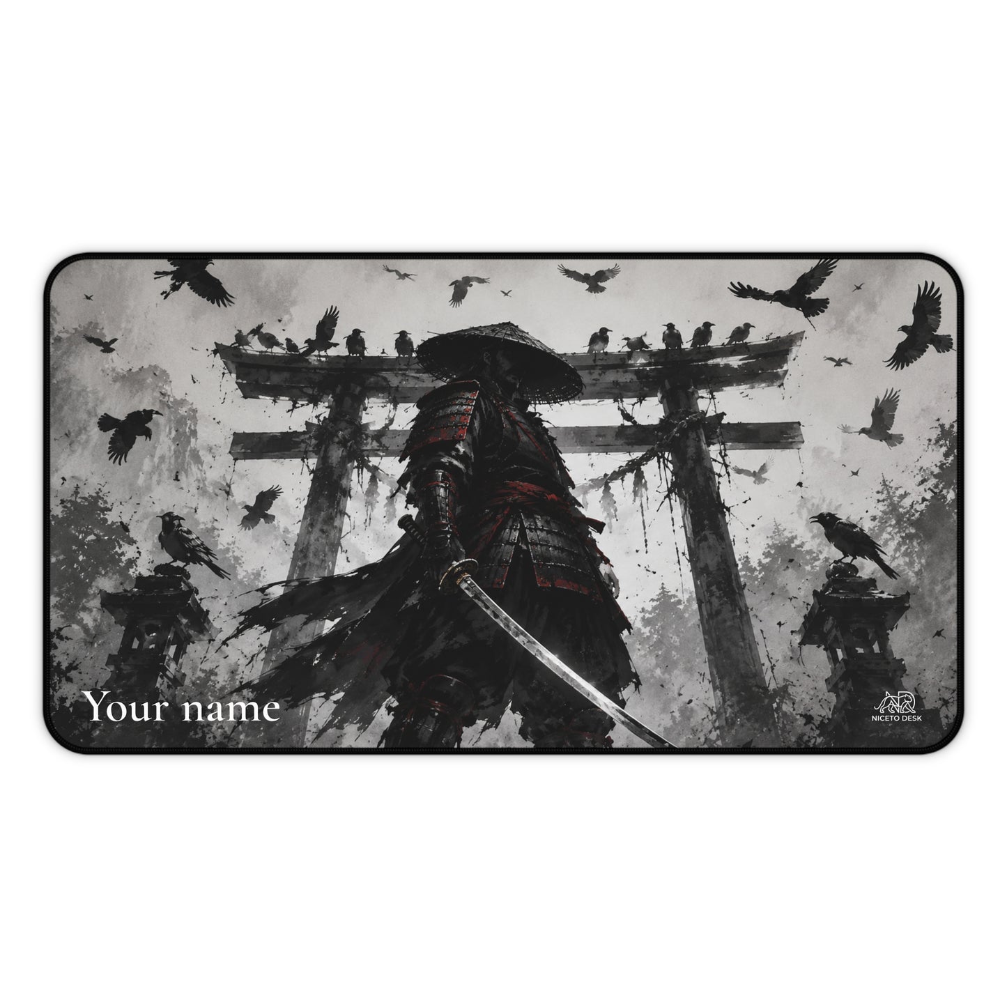Samurai Warrior Personalized NTD Originals Desk Mat