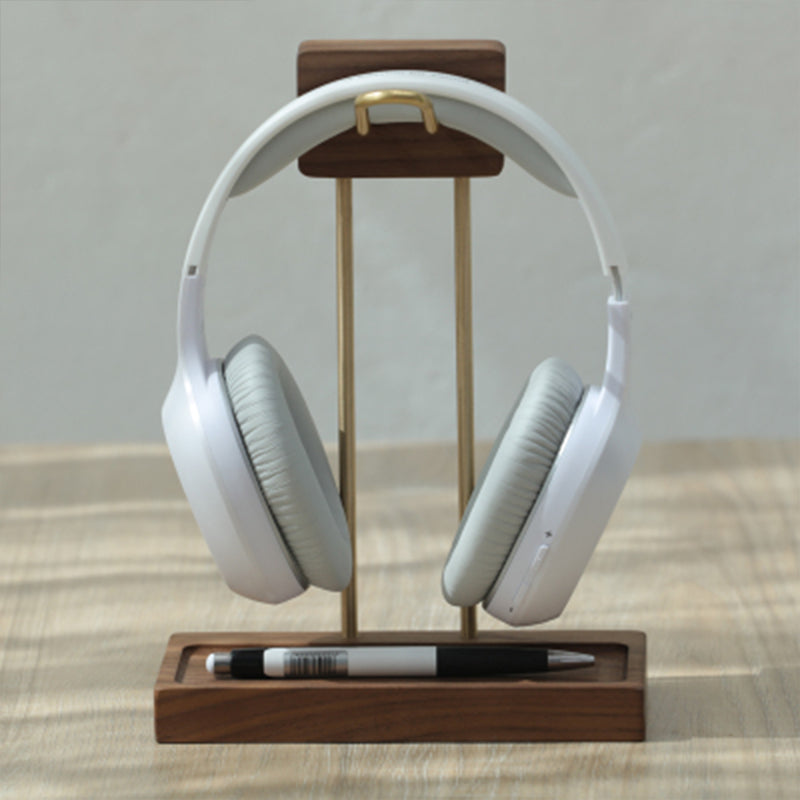 Nice2Desk Walnut Headphone Stand