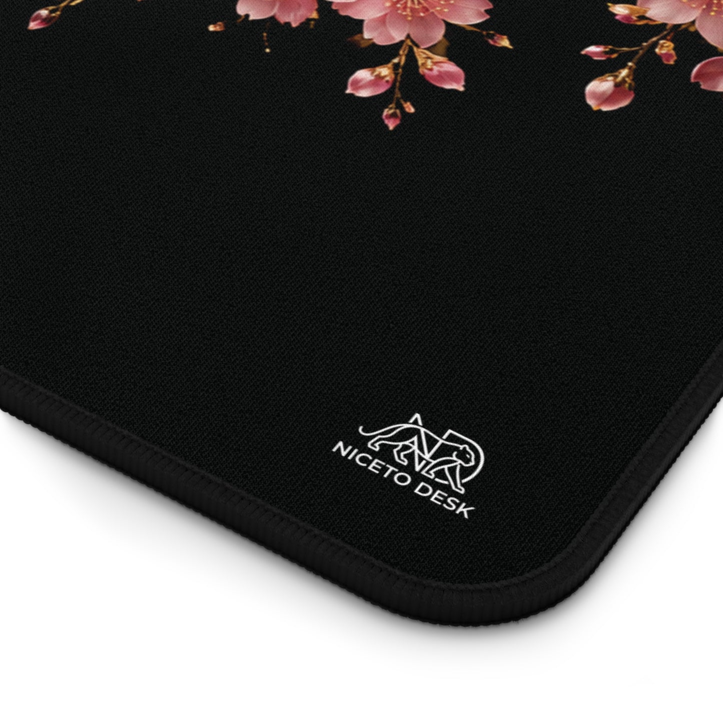 Golden Cherry Blossom Personalized Desk Mat