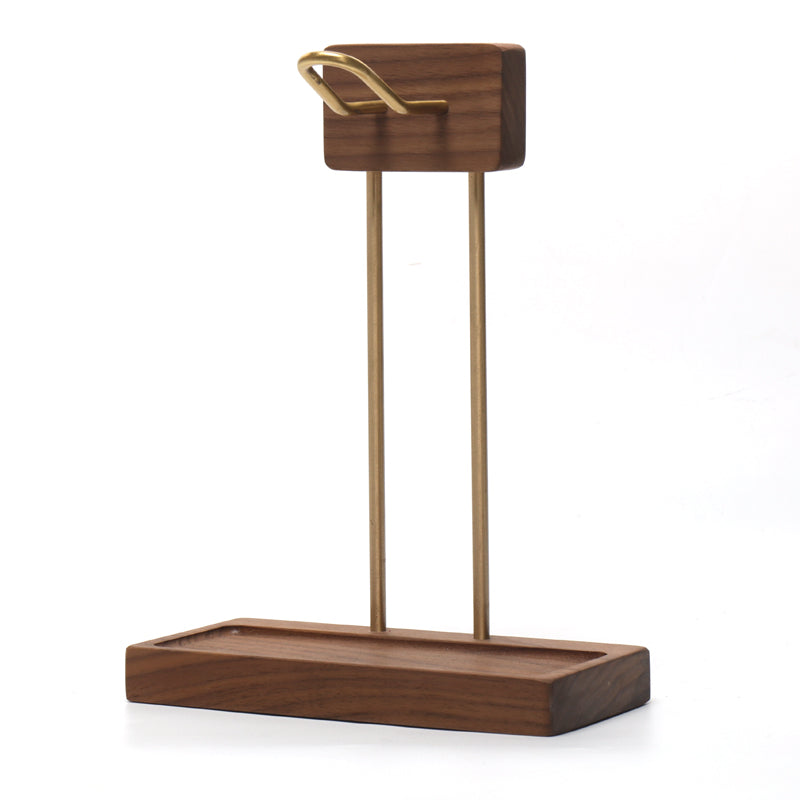 Nice2Desk Walnut Headphone Stand