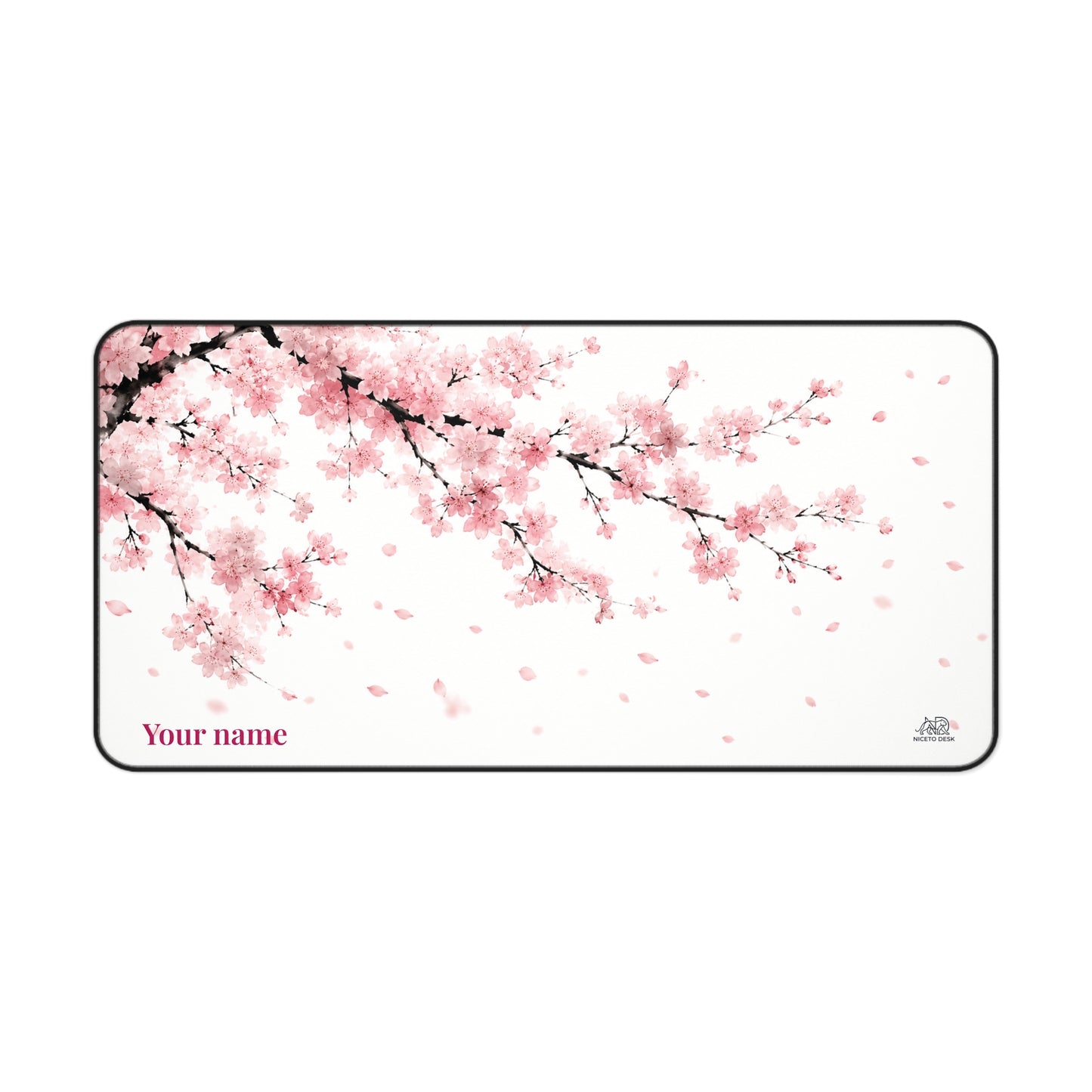 Cherry Blossom Personalized NTD Originals Desk Mat