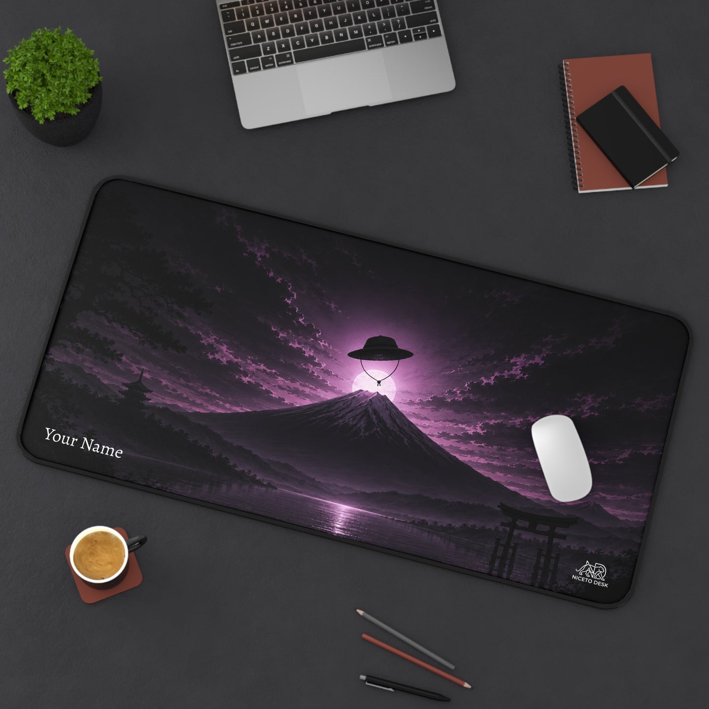 Liberty Strawhat Personalized Desk Mat