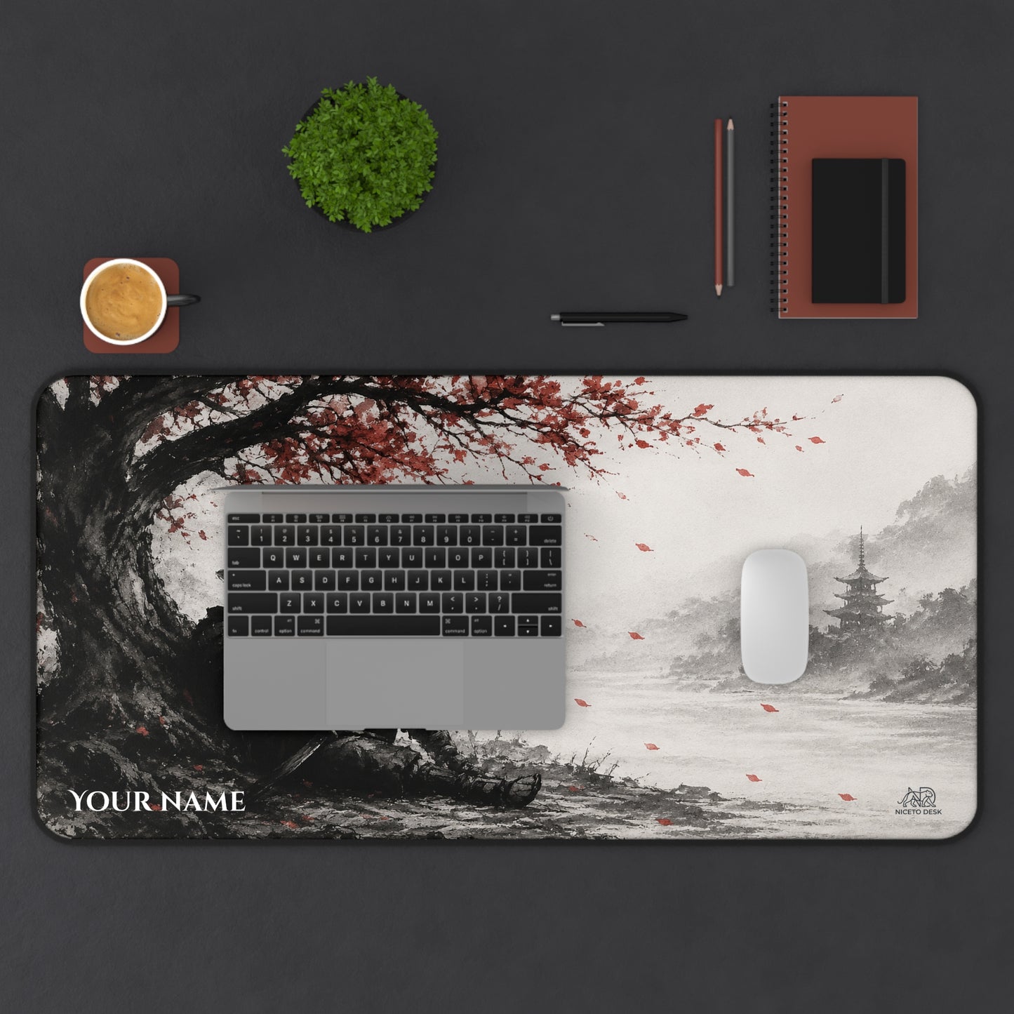 Resting Samurai Personalized NTD Originals Desk Mat