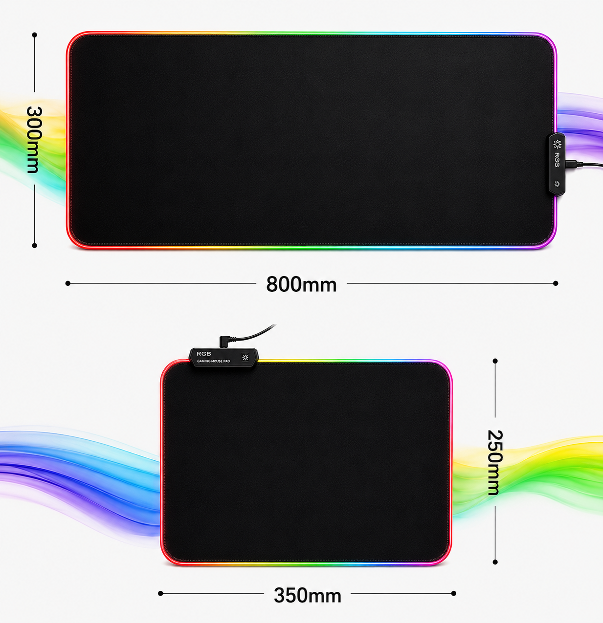 Nice2Desk RGB Desk Mat