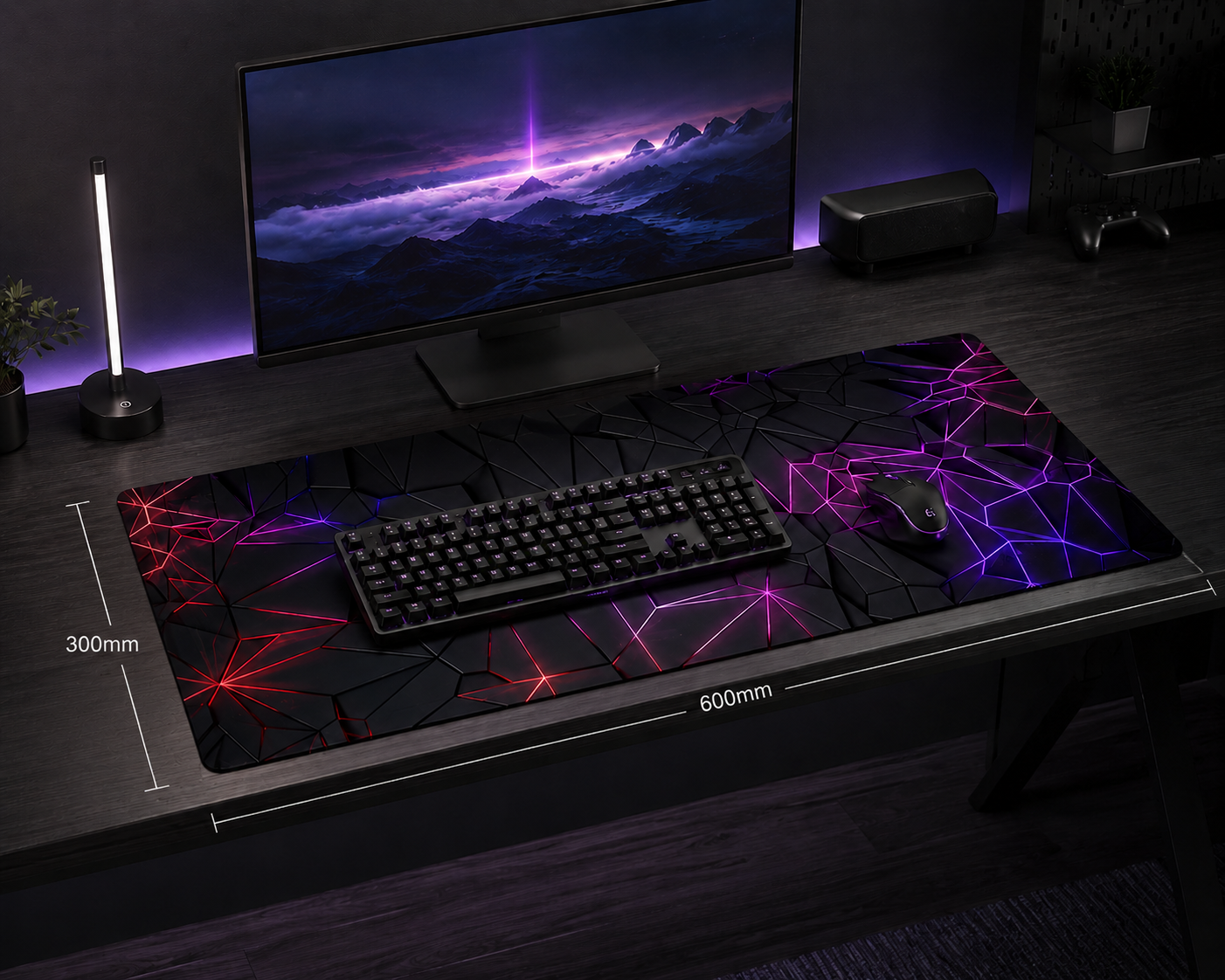 Nice2Desk TechGrid Desk Mat