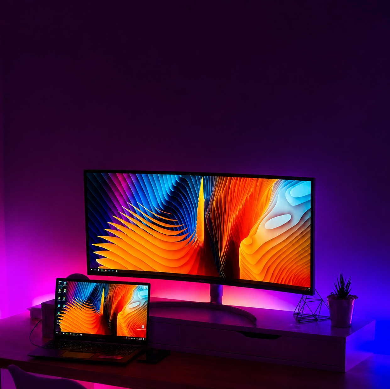 RGB LED Ambient Lichtstreifen