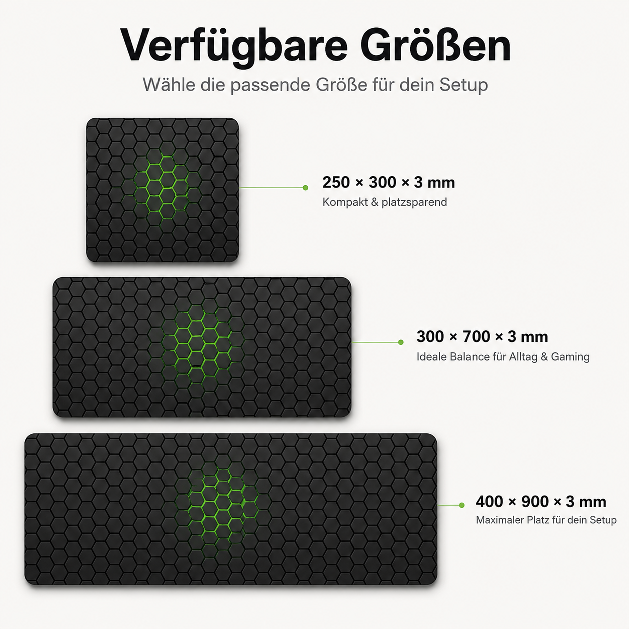 Nice2Desk Honeycomb Desk Mat