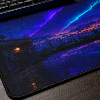 Anime Midnight Skyline  Desk Mat