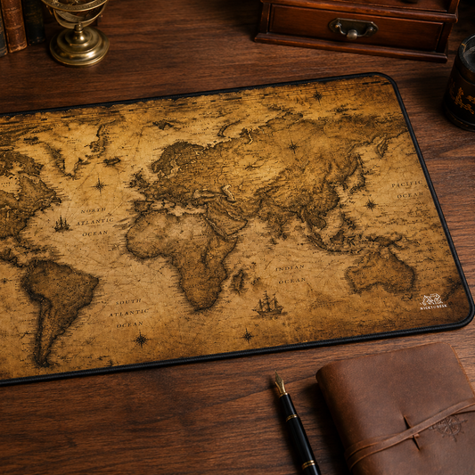Vintage Map Desk Mat