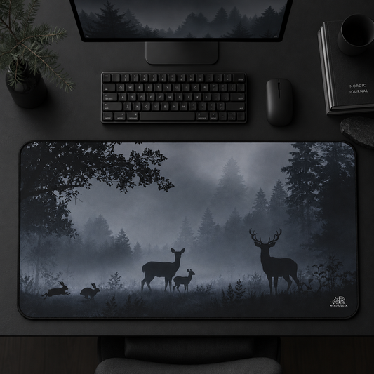 Misty Forest Desk Mat