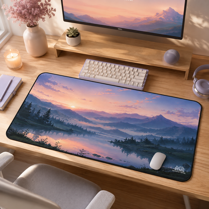 Sunrise Lake Desk Mat