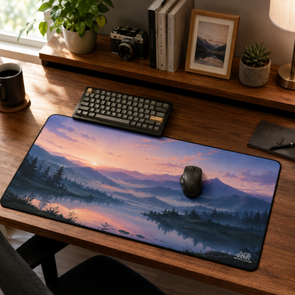 Sunrise Lake Desk Mat