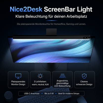 Nice2Desk ScreenBar Light