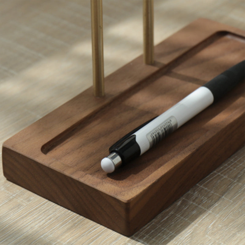 Nice2Desk Walnut Headphone Stand