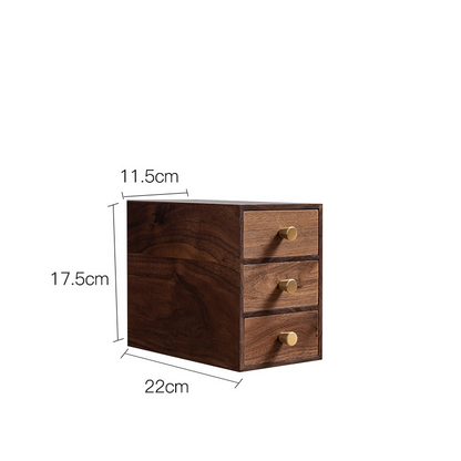 Nice2Desk Walnut Desk Organizer Collection